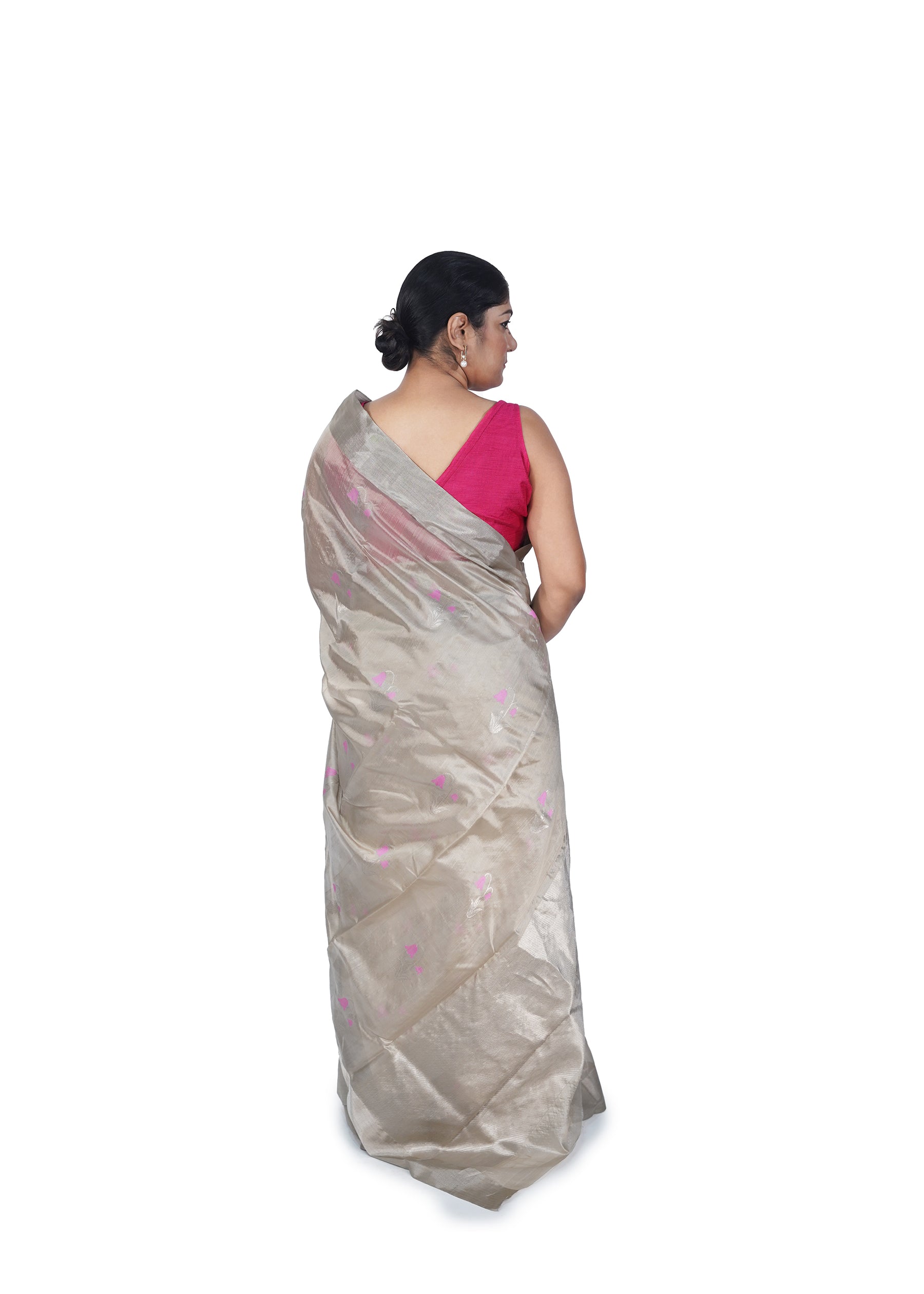 Soft Sand Chanderi Silk Saree